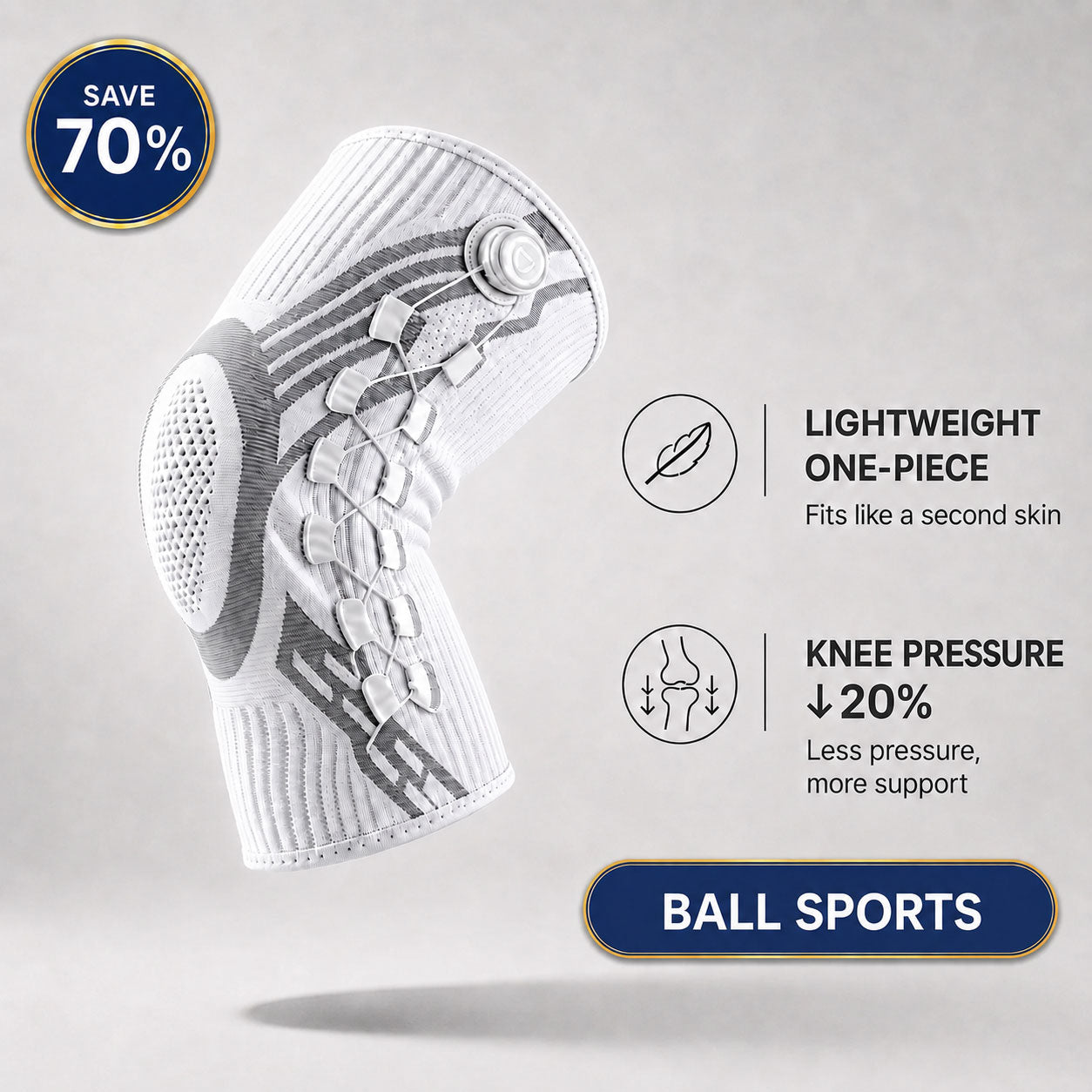 Tevanly Precision Dial Compression Knee Sleeve