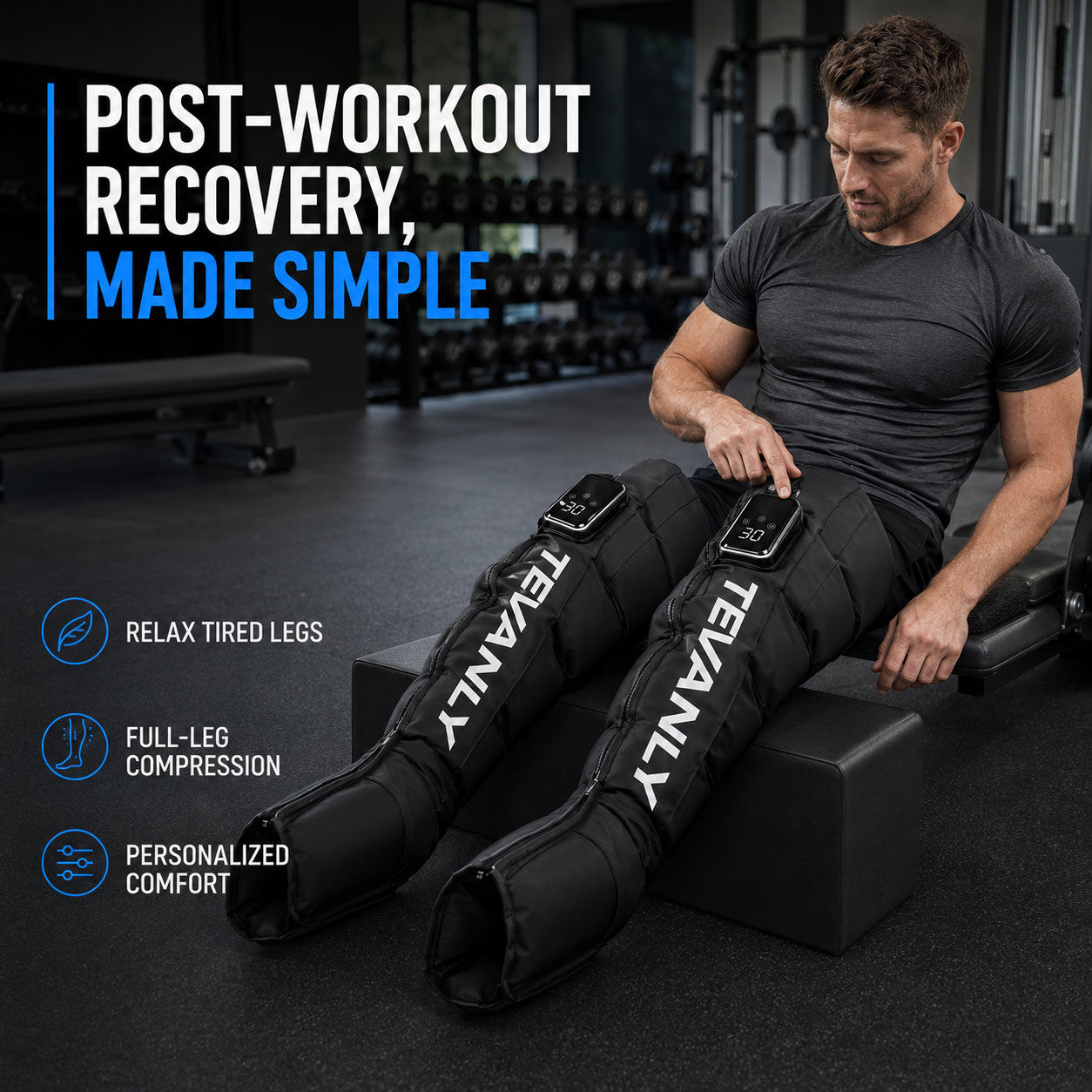 Tevanly Leg Recovery Compression Boots
