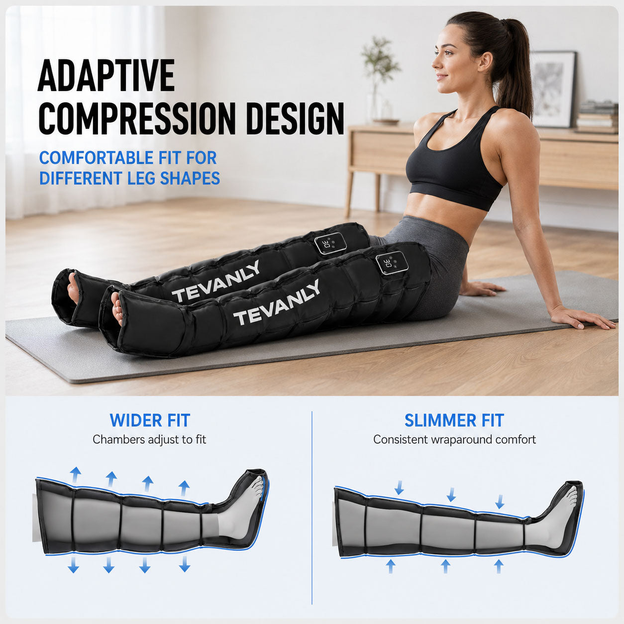 Tevanly Leg Recovery Compression Boots