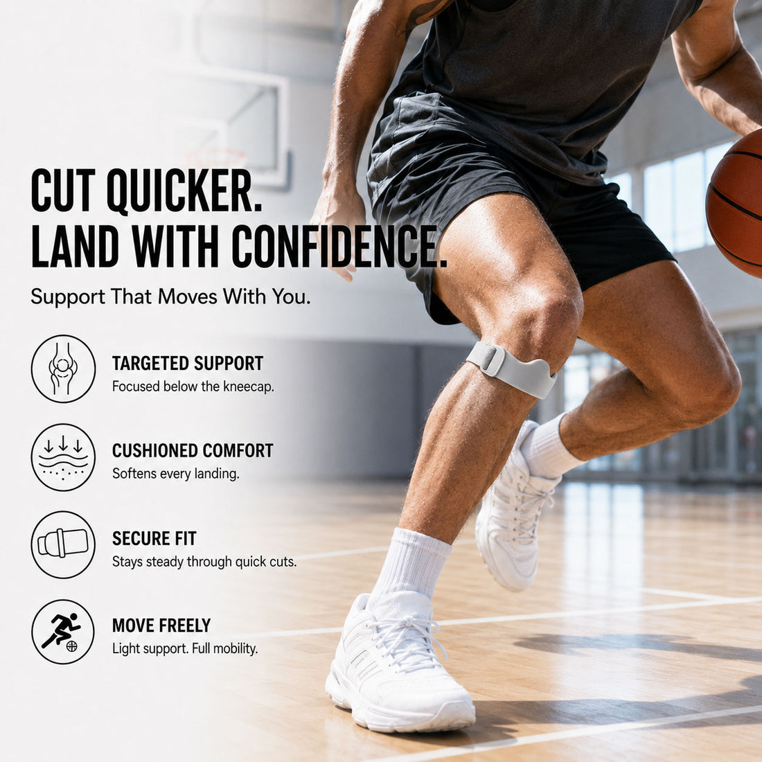 Tevanly Targeted Patella Support Strap