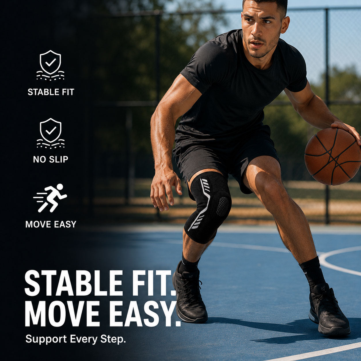 Tevanly Active Knee Support Sleeve