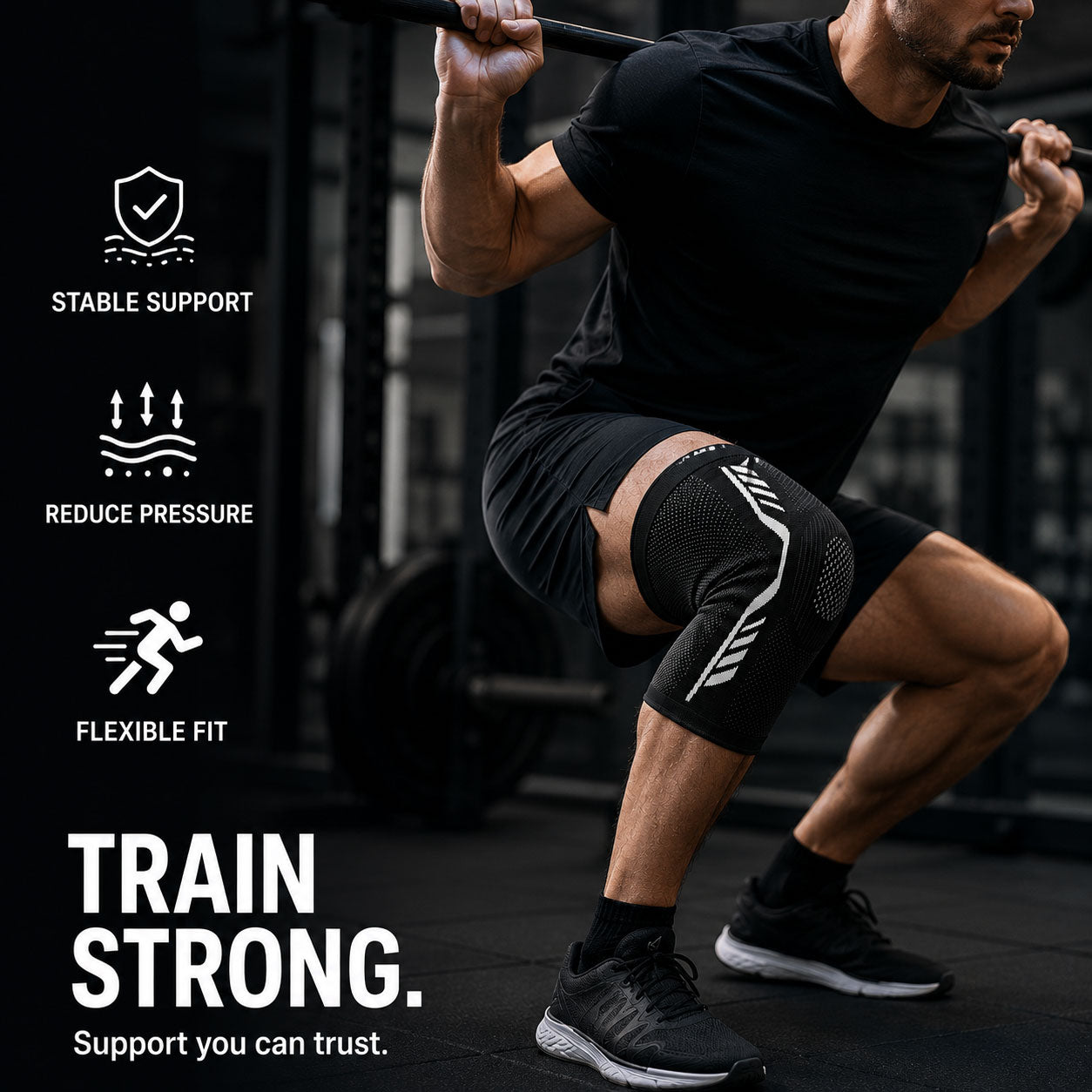 Tevanly Active Knee Support Sleeve