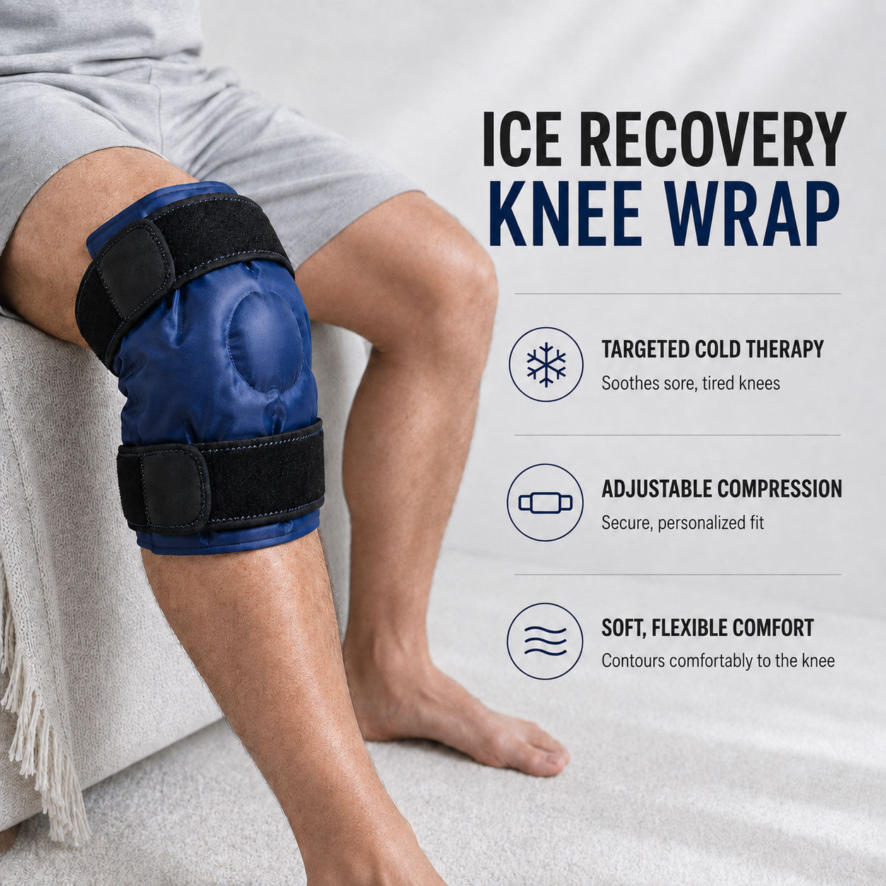 Tevanly Ice Recovery Knee Wrap