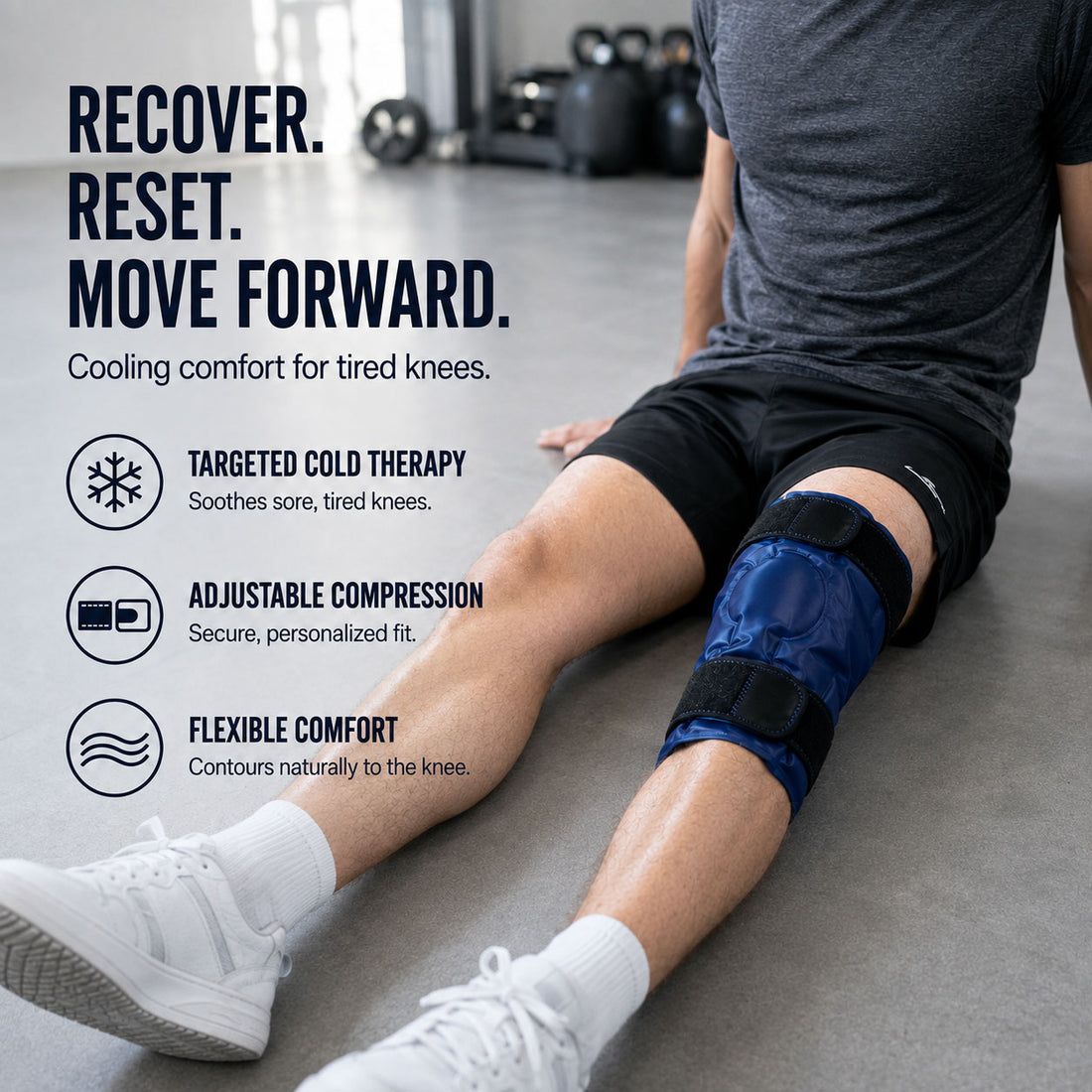 Tevanly Ice Recovery Knee Wrap