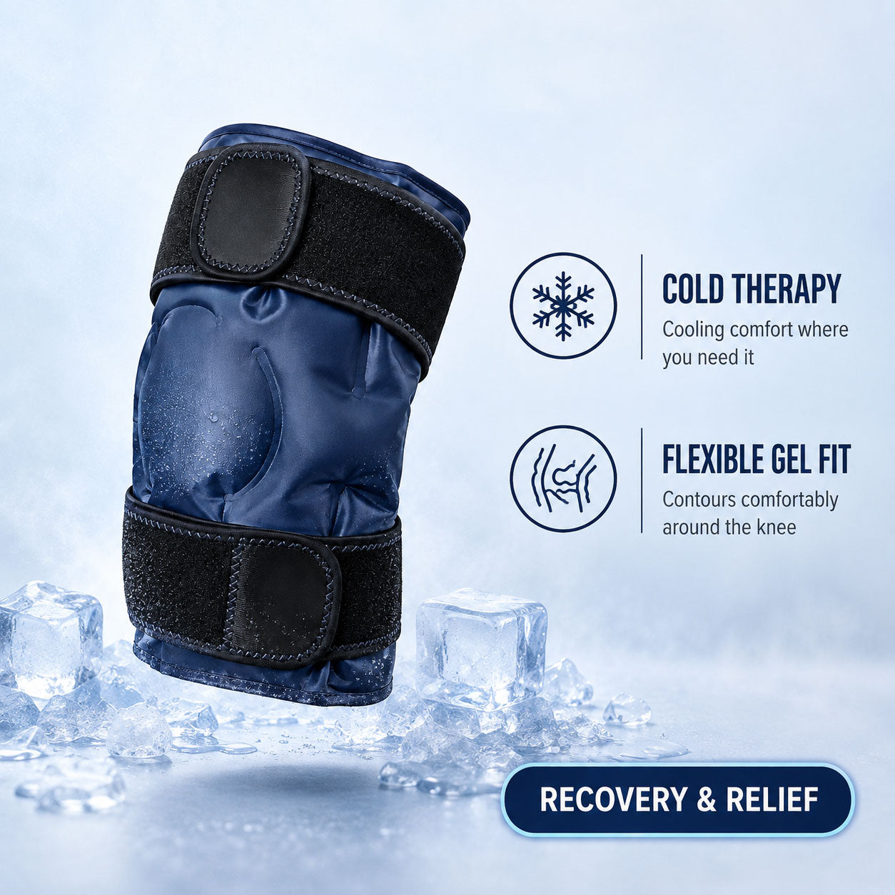 Tevanly Ice Recovery Knee Wrap