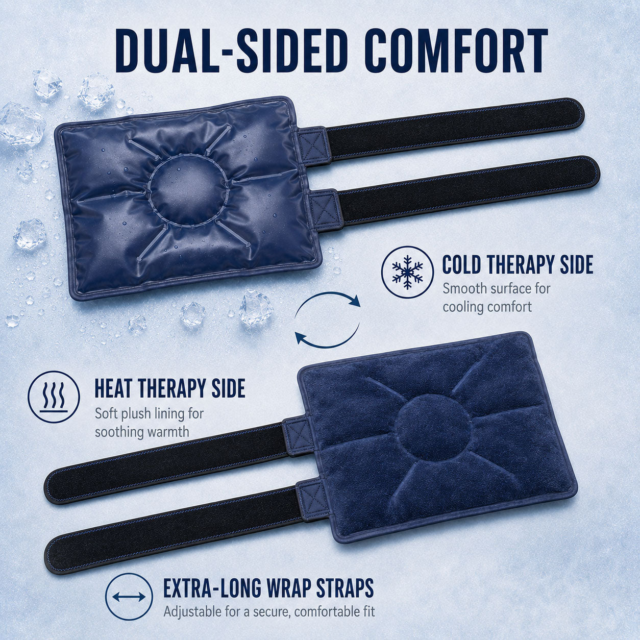 Tevanly Ice Recovery Knee Wrap